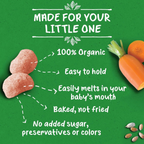 Nestle Gerber Organic Nutripuffs Tomato & Carrot, Baby Food, Tin, 35g