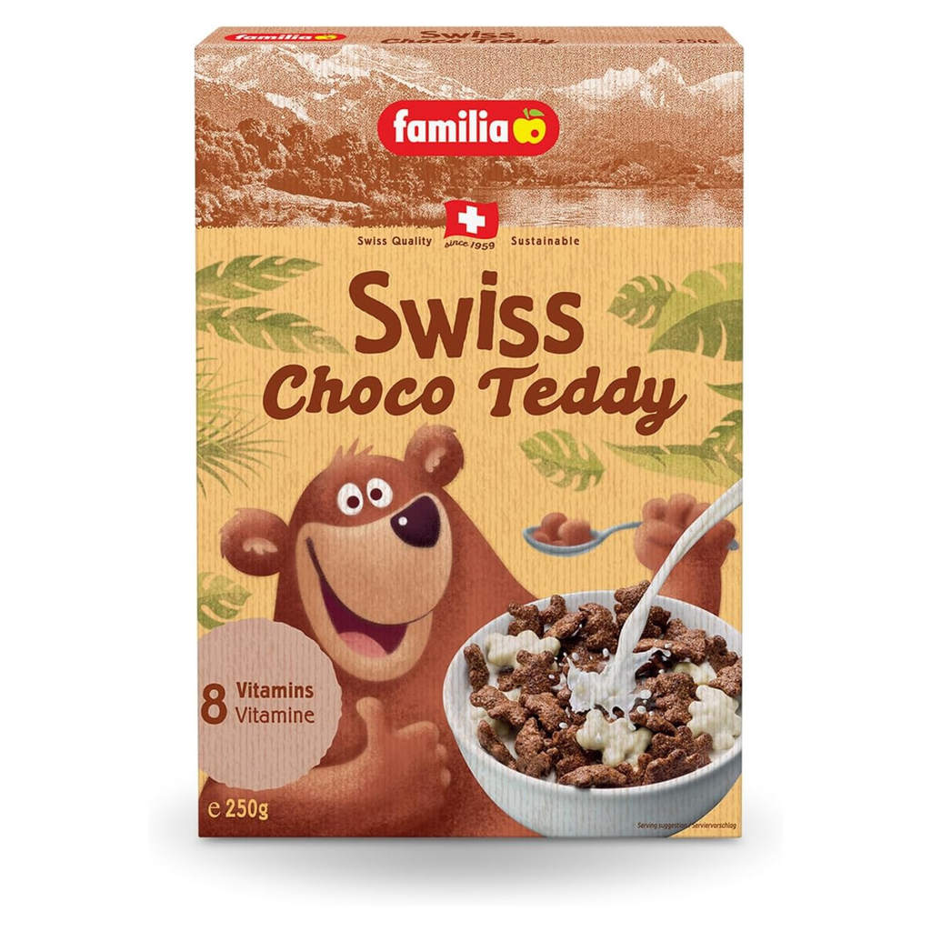 Familia Rich and Creamy Swiss Choco Teddy Cereals - 250 g