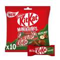 KitKat Nestle Miniatures Crispy Wafer Finger Covered With Hazelnut Chocolate 107g
