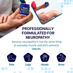 Migrastil Extra Strength Neuropathy Nerve Cream (4 oz.) - Gentle, Non-Burning Support for Feet, Hands, Legs, etc. Long-Lasting Non-Greasy Plant-Based Formula - No Strong Odor. Made in the USA