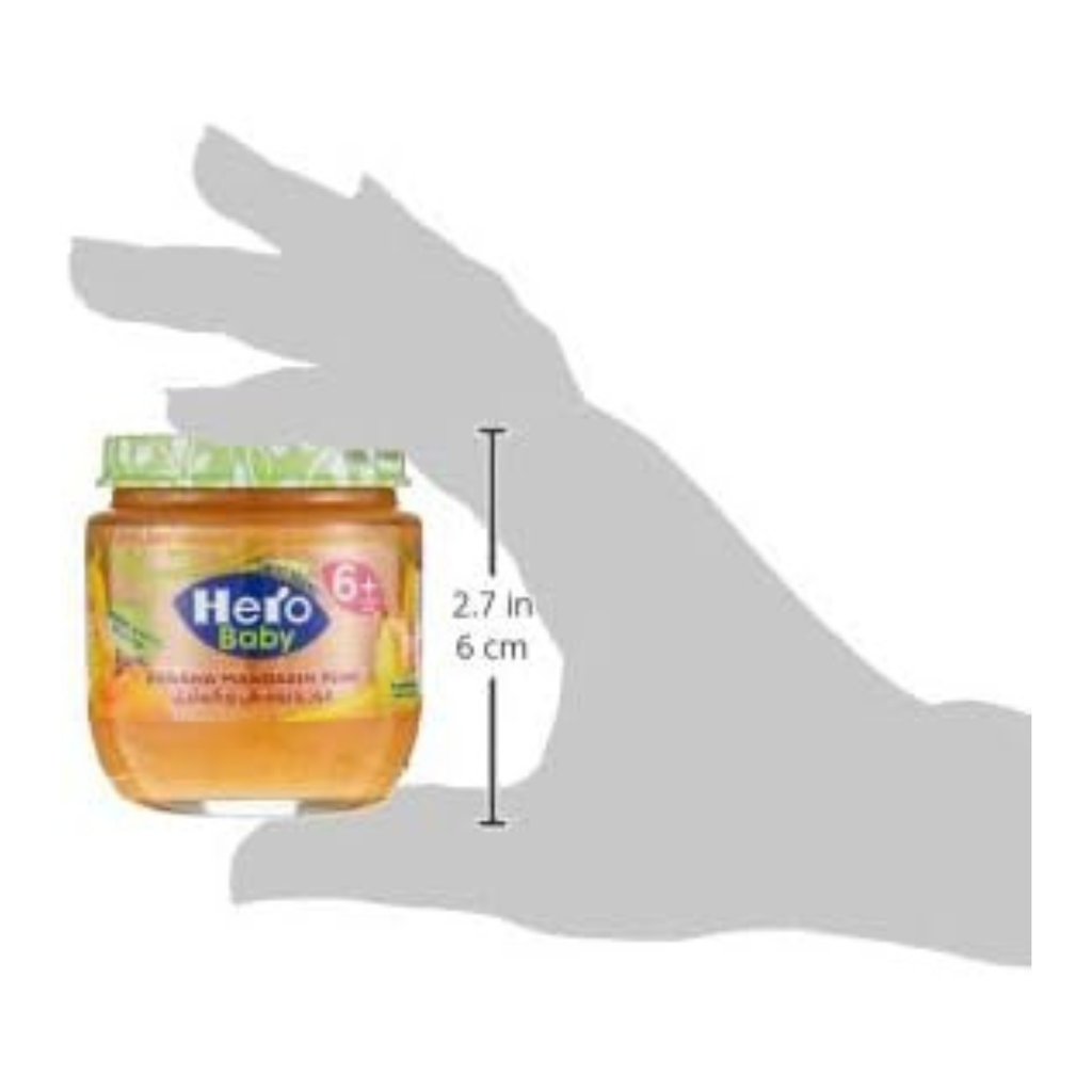 HERO BABY Food Jar Assorted, 125g, Pack of 3