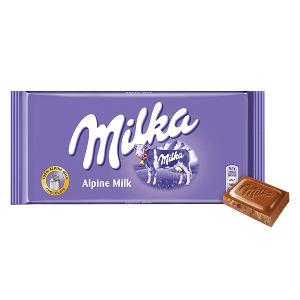 Milka Chocolate Alpine Milk, 100 g