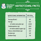 Nestle Gerber Organic Puree Pumpkin, Banana & Carrot Baby Food, 90g (Pack of 4)