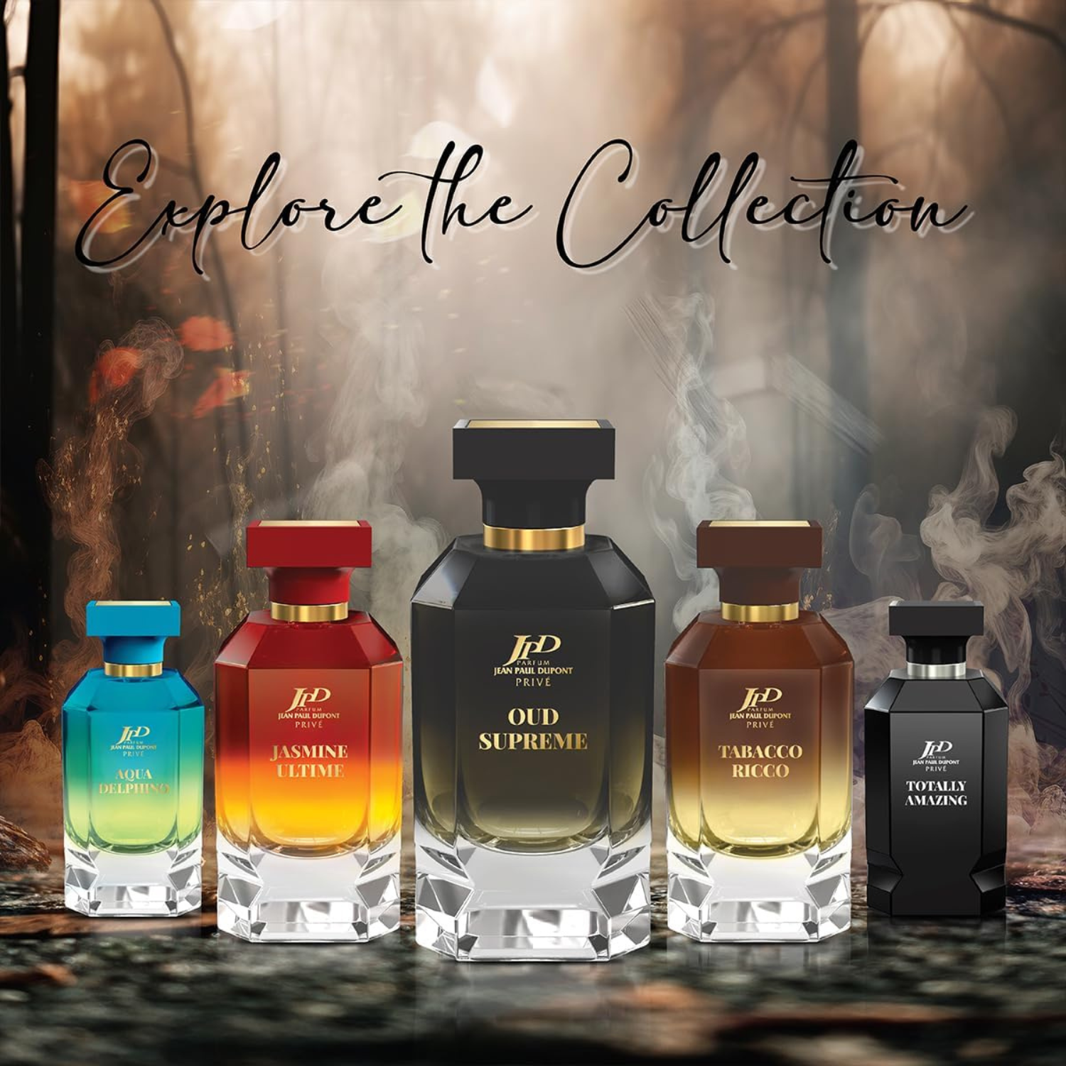 Jean Paul Dupont (JPD) Privé Oud Supreme- Luxury Perfume for Men and Women - with Aromatic, Woody and Oriental - Eau de Parfum Unisex 100ml