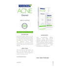 Novaclear Acne Cleanser wash. Tea Tree Oil, Green Tea Extract calms irritated skin. Oil - free formula for Oily Skin | Blackhead Remover and Clogged Pore Control, Non Comedogenic