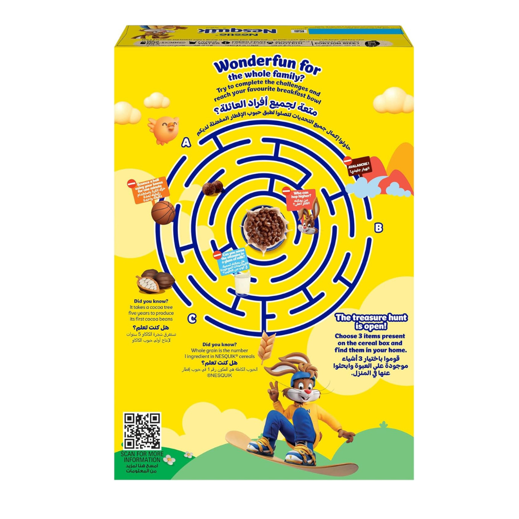 Nestle Nesquik Chocolate Breakfast Cereal Pack 330g