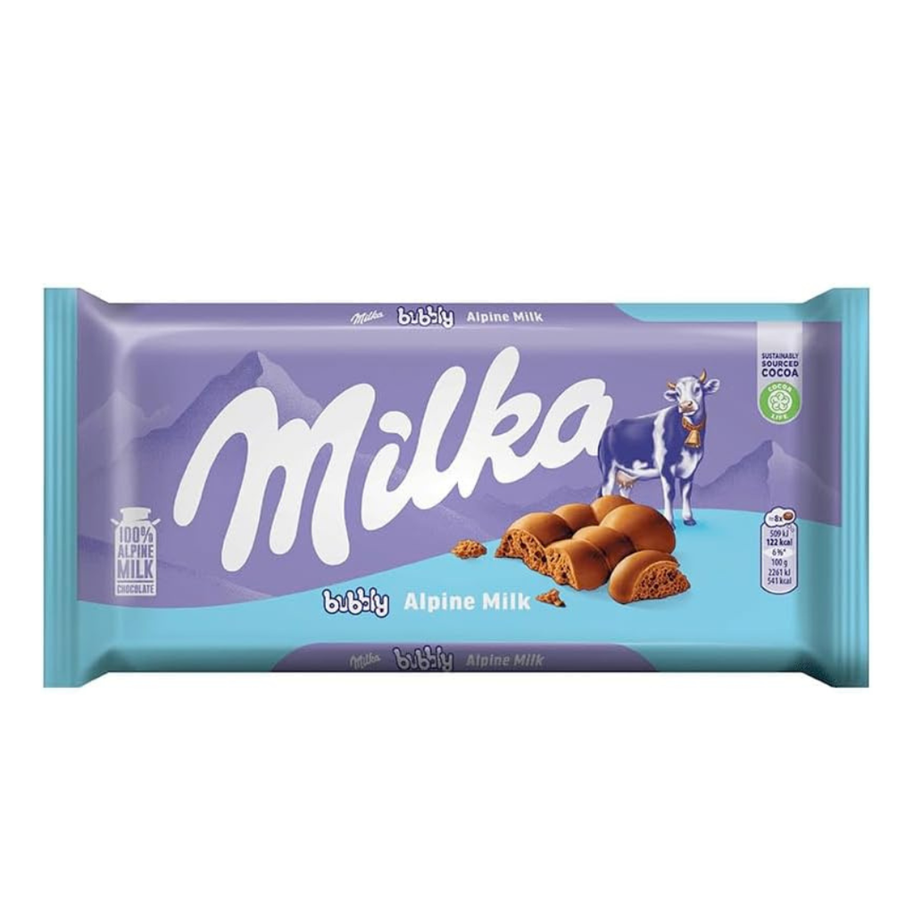 Milka Chocolate Bubbly - 100gm