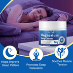 ALIVER Pure Magnesium Cream 90g, Magnesium Oil Cream for Sleep and Feet, Restless Legs,Body Relaxation,Magnesium Topical Lotion Butter Soothes Muscle Tension