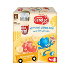 Nestle Cerelac Fruits Puree Pouch Banana Apple Oat 90g, Pack of 4, large