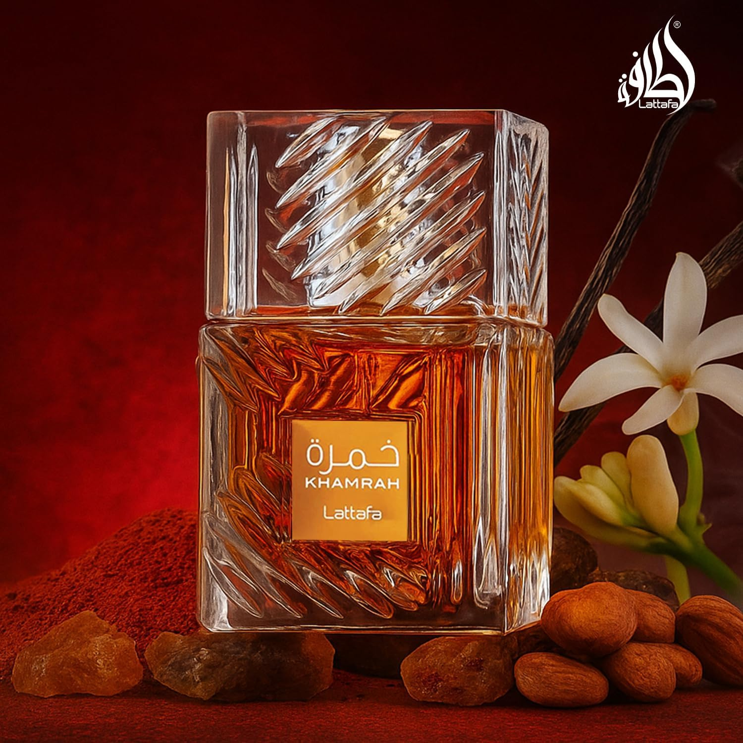 Lattafa Perfumes Khamrah for Unisex Eau de Parfum Spray, 3.4 Ounce