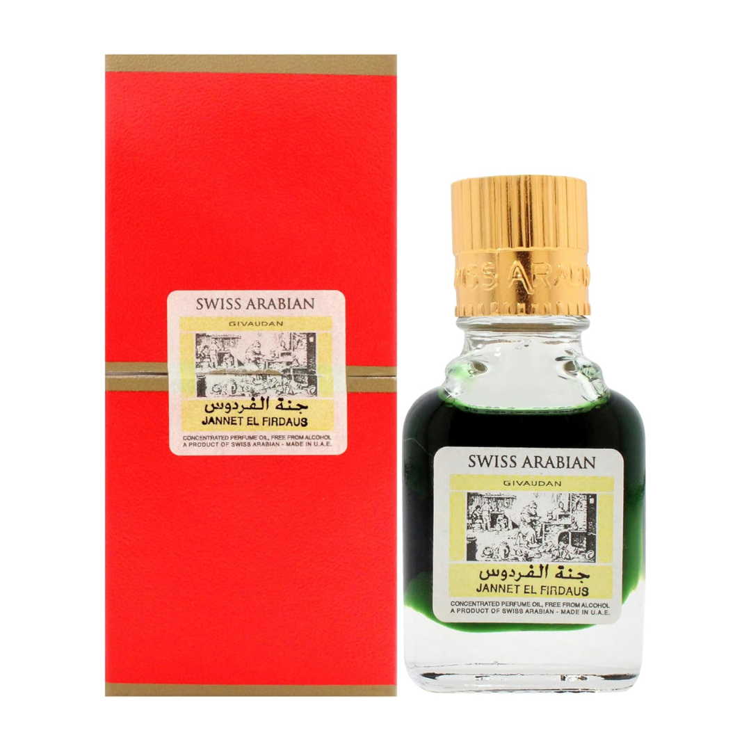 Swiss Arabian Jannet El Firdaus R2B Concentrated Perfume Oil, 9 Ml