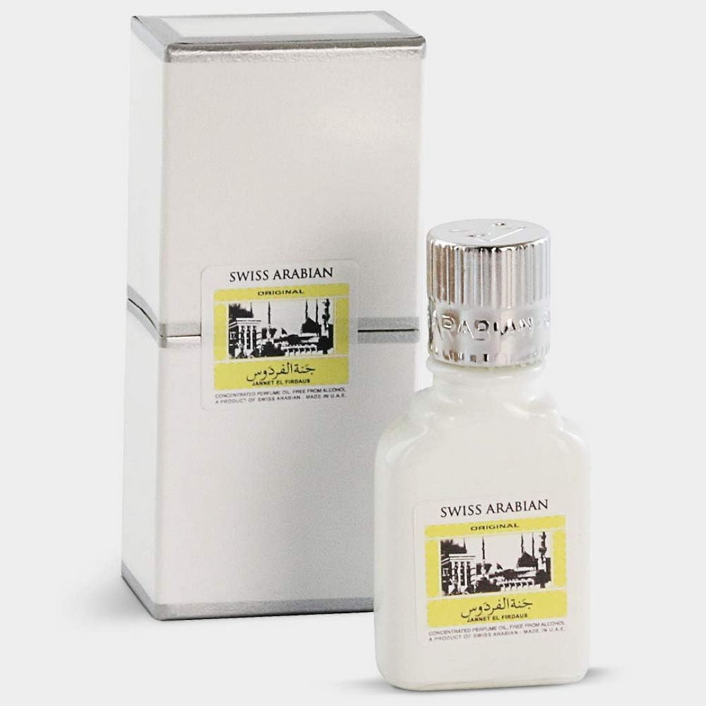 Swiss Arabian Unisex Adult Jannet El Firdaus White 10 Ml, Jasmine, Liquid