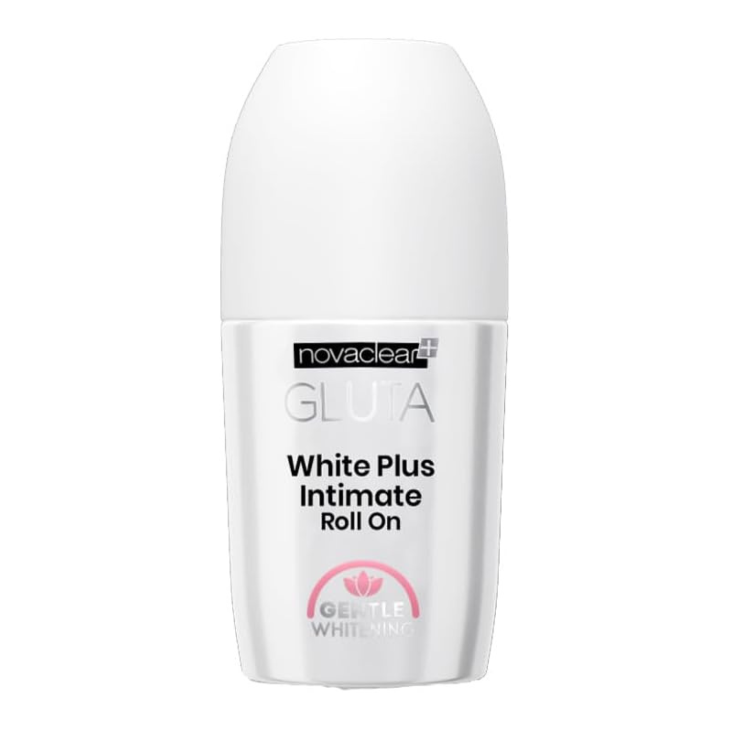 Novaclear Gluta White Plus Intimate Roll-On – Brightening Deodorant for Sensitive Areas with Glutathione, Alpha Arbutin & Aloe Vera – Gently Evens Skin Tone & Reduces Dark Spots – 50 ML