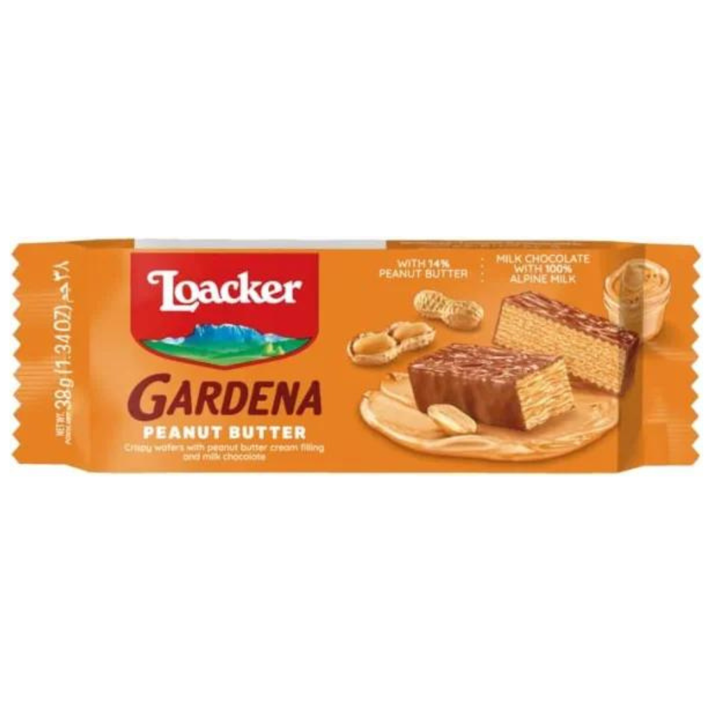 Loacker Classic Peanut Butter 45G, Brown