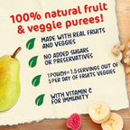 Nestle Cerelac Fruits Puree Pouch Raspberry Pear Banana & Oats baby Food 90g