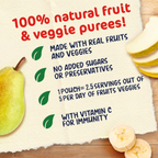 Cerelac Banana, Apple, Pear & Peach, 100% Natural Fruits, No Added Sugar, High in Vitamin C, From 6 Months, Puree Pouch 90g