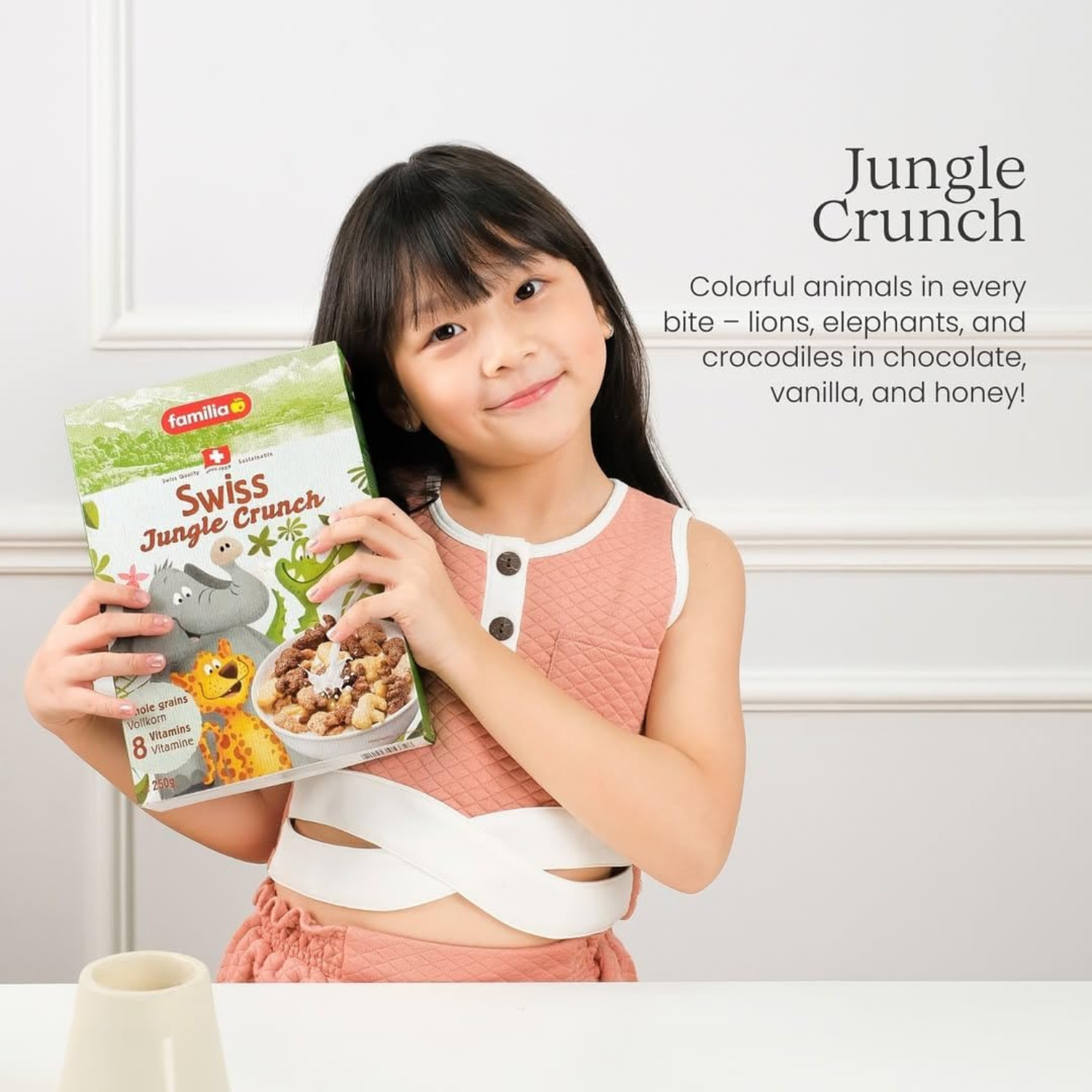 Familia Swiss Jungle Whole Grains Crunch, with 8 Vitamins - 250 g