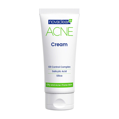 Novaclear Acne Cream – Anti Pimple Cream with Salicylic Acid, Sebum Control for Oily Skin, Acne Treatment Cream with Hydrating Formula 40 ML
