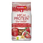 Familia High Protein Muesli, Strawberry & Vanilla, Low Sugar, Vegan - 350g