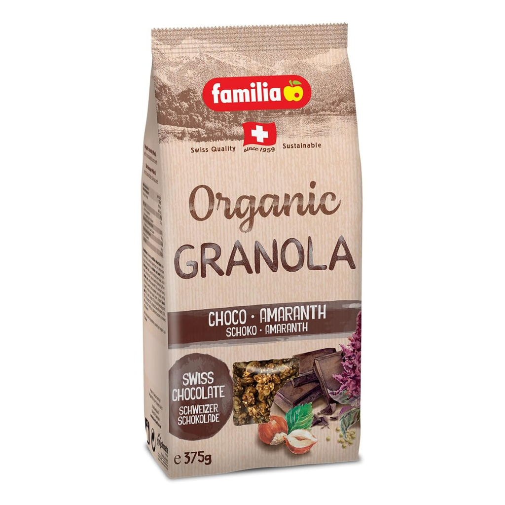 Familia Organic Crunchy Granola Cereal - Choco Amaranth 375 g
