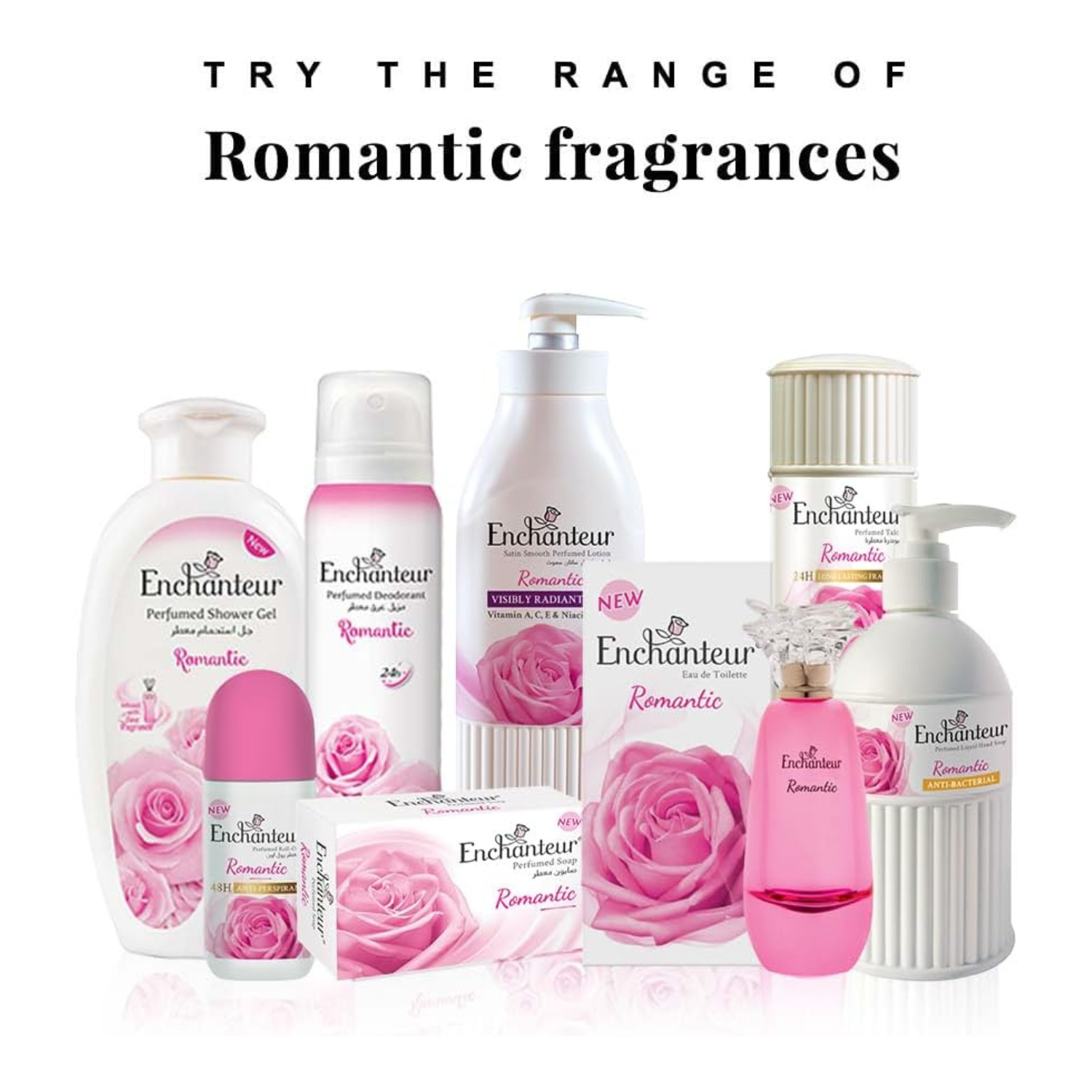 EnchantEUr Romantic Eau De Toilette, Perfume For Women, Long Lasting Fragrance, 100 Ml
