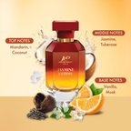 Jean Paul Dupont Privé Jasmine Ultime Eau de Parfum 100 ml | Luxury Floral Jasmine & Vanilla Scent for Men & Women | Premium Fragrance & Ideal Gift for Men & Women