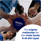 NIVEA Creme Tin Moisturizing Cream, Provides Intensive Protective Care for Soft and Supple Skin, Ideal for Daily Use as a Face, Hand, or Body, 150ml