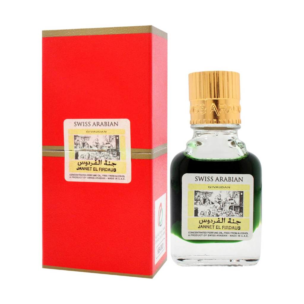 Swiss Arabian Jannet El Firdaus R2B Concentrated Perfume Oil, 9 Ml