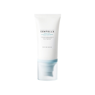 SKIN1004 Hyalu-Cica Water-Fit Sun Serum SPF 50 PA++++| Lightweight Korean Sunscreen for All Skin Types with Hyaluronic Acid & Centella, 50ml