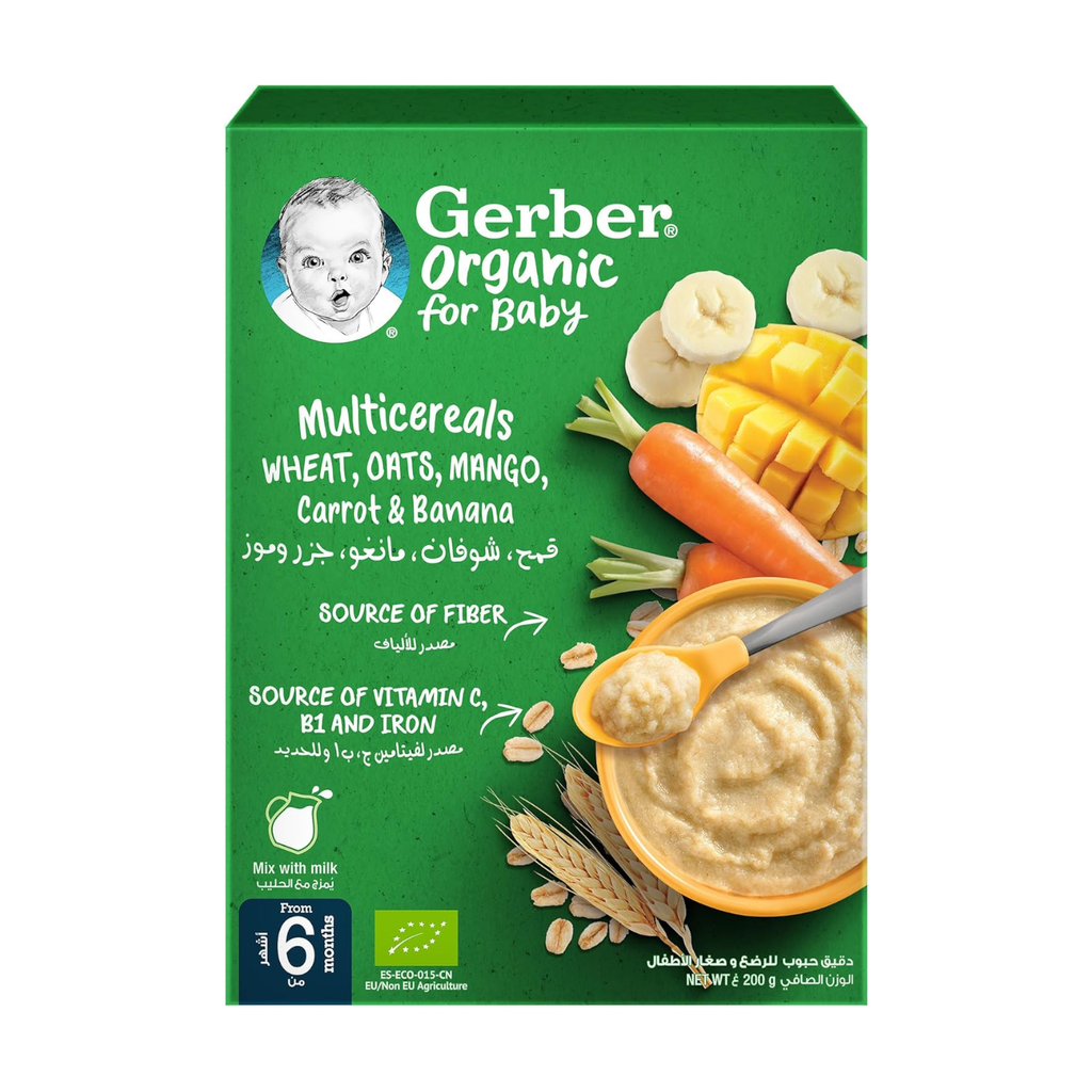 Nestle Gerber Bio Mango, Wheat, & Oat 200g