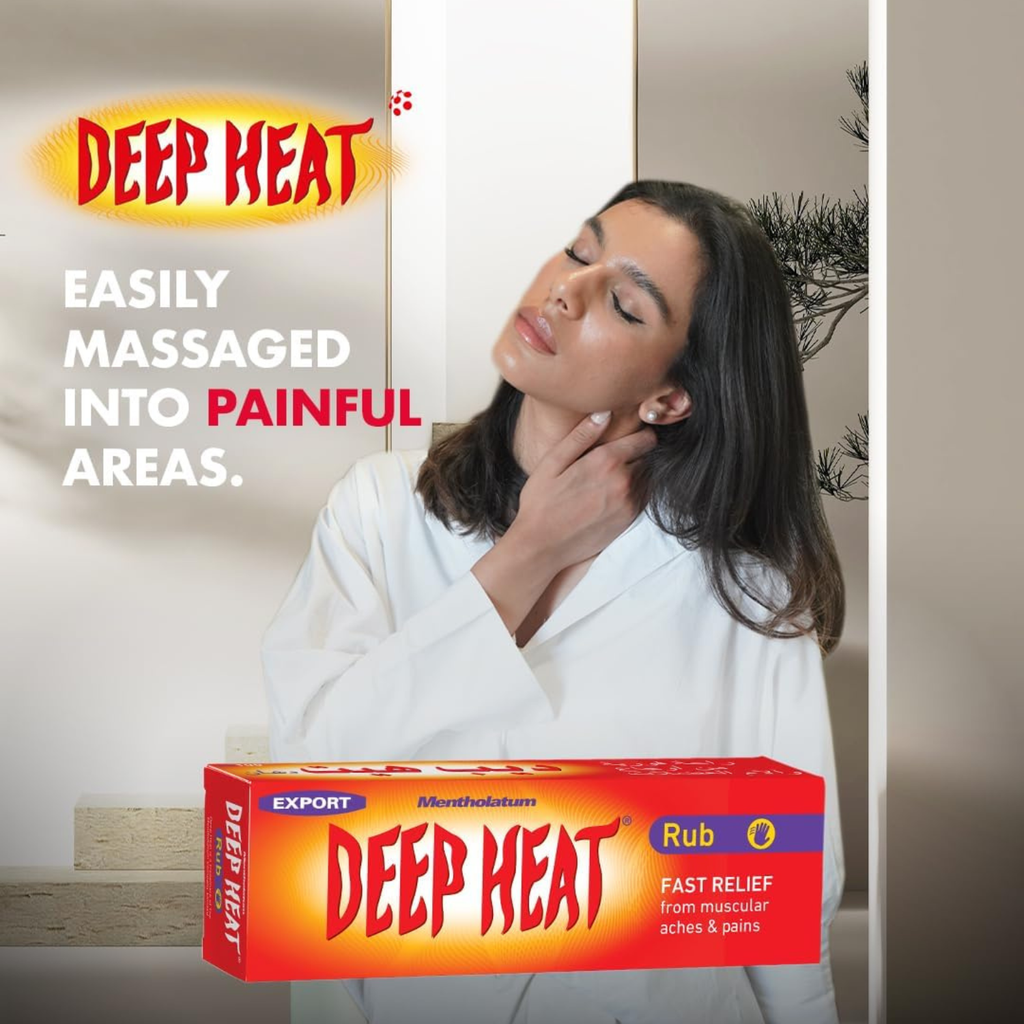 Deep Heat Heat Rub, For Muscular & Rheumatic Aches, Pain and Stiffness, 67g (Pack of 1)
