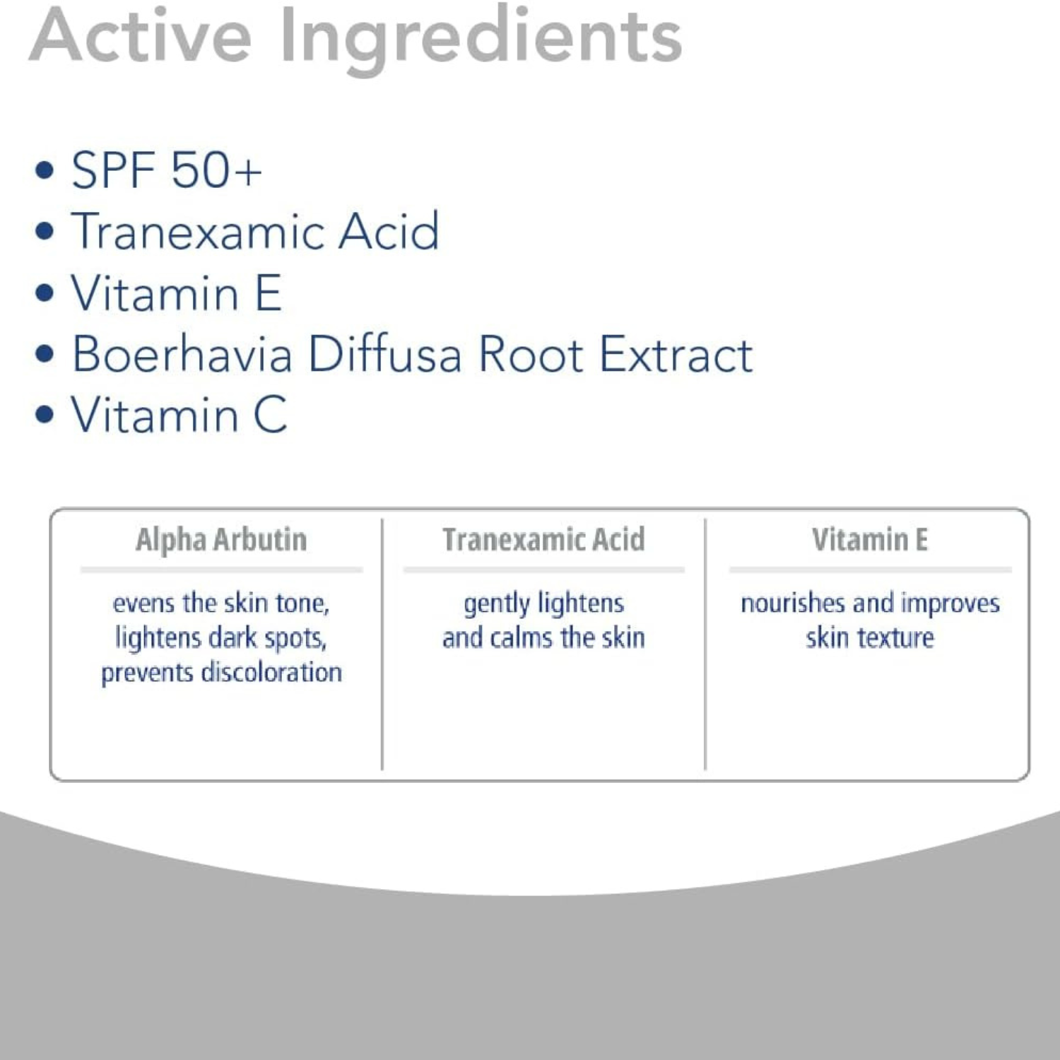 Novaclear WHITENING DAY CREAM- Skin Lightening Cream with Alpha Arbutin, Tranexamic Acid and SPF 50 for all skin tones, reduces hyperpigmentation and effectively protects the skin from UV radiation