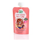 Babylikes Organic Halal Baby Food Pouches Stage 2 (7+ months) - Butternut Squash, Rice and Lamb Puree Meals 130g, Dairy-Free Complete Weaning Food for Babies On-the-Go