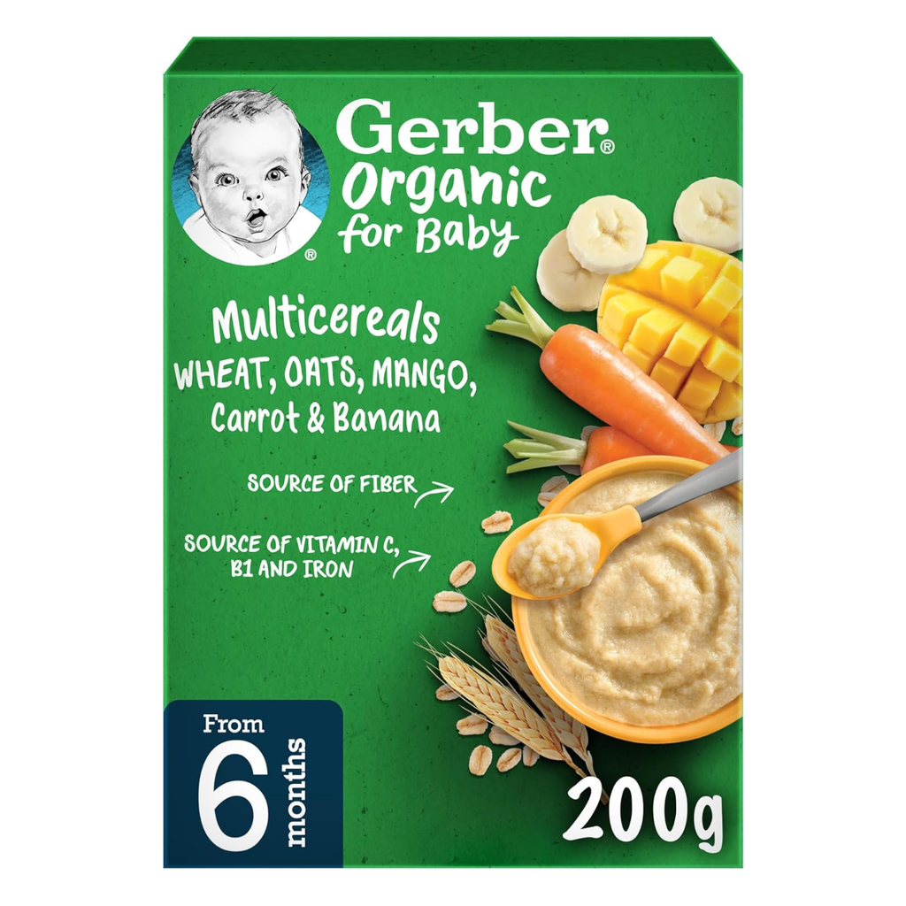 Nestle Gerber Bio Mango, Wheat, & Oat 200g
