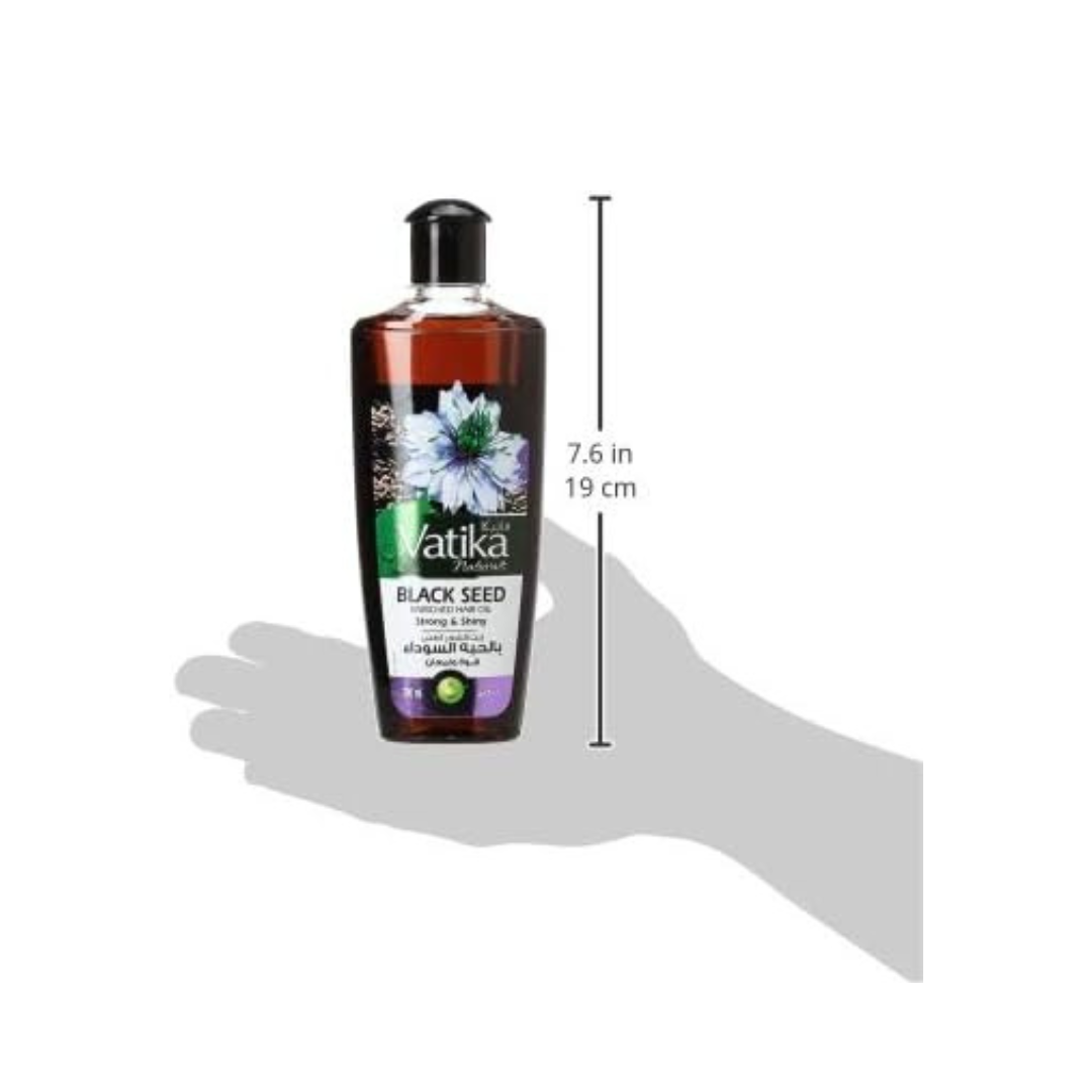Vatika Naturals Enriched Hair Oil Strength & Shine Blackseed 200 ml