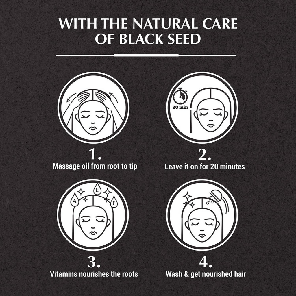 Vatika Naturals Enriched Hair Oil Strength & Shine Blackseed 200 ml