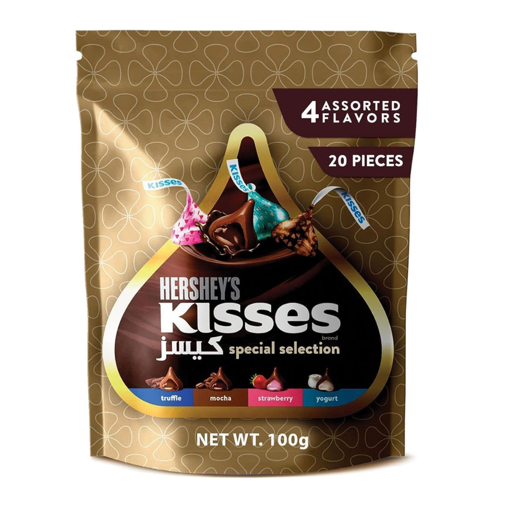 Hershey's Kisses Special Selection, 4 Flavours, 100 g