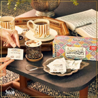 Oud Bakhoor Variety Box & Burner by Dukhni | Assorted Box | 20 pieces Bakhoor | Starter Kit | Authentic Arabic Incense | Perfect Ramadan Decor & Eid Gift Hampers