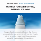 SKIN1004 Hyalu-Cica Water-Fit Sun Serum SPF 50 PA++++| Lightweight Korean Sunscreen for All Skin Types with Hyaluronic Acid & Centella, 50ml