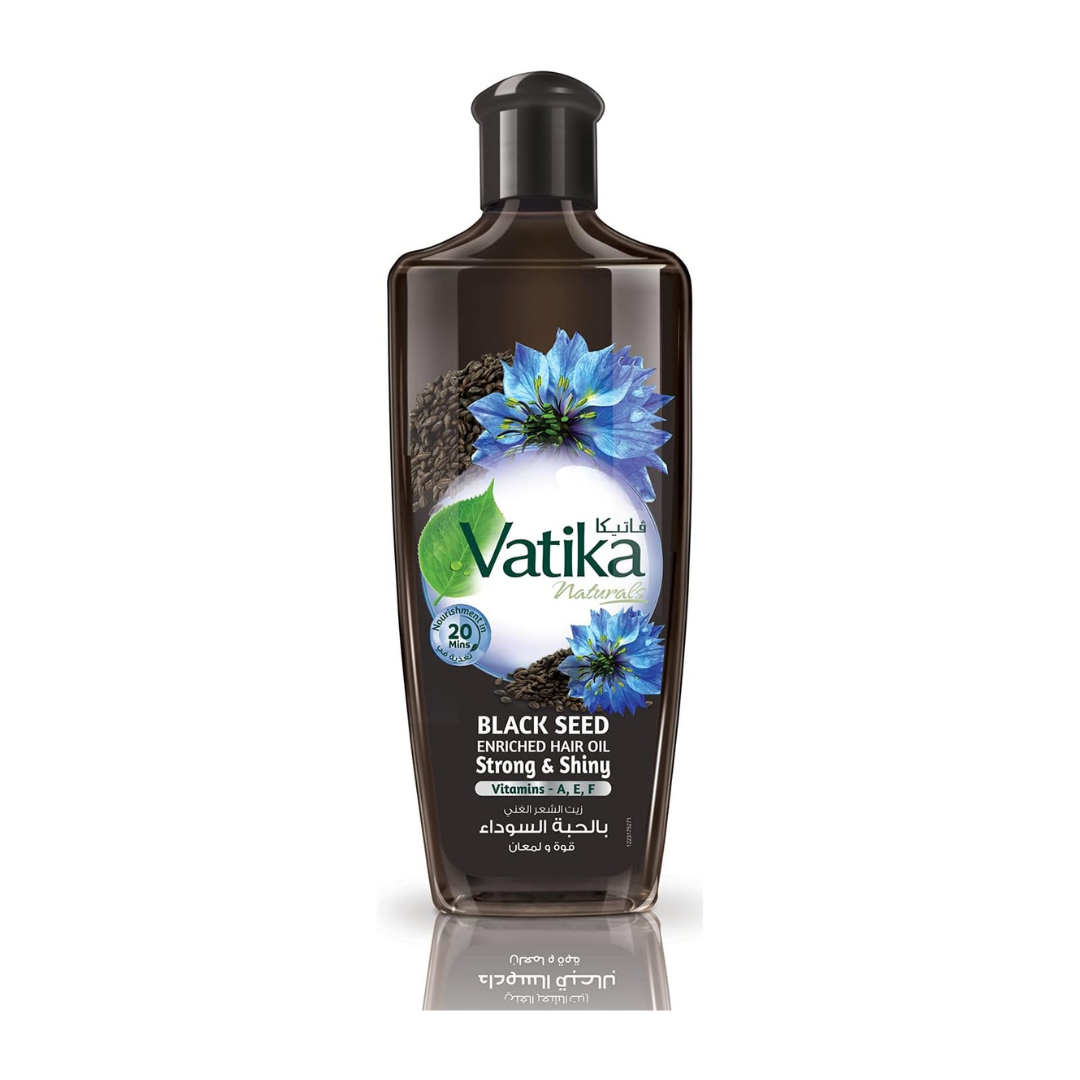Vatika Naturals Enriched Hair Oil Strength & Shine Blackseed 200 ml
