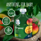 Nestle Gerber Organic Puree, Mango, Baby Food, From 6 Months, Pouch, 90g