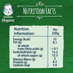 Nestle Gerber Organic Puree, Mango, Baby Food, From 6 Months, Pouch, 90g