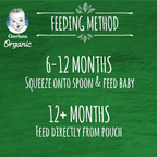 Nestle Gerber Organic Puree, Mango, Baby Food, From 6 Months, Pouch, 90g