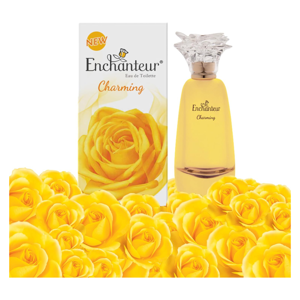 EnchantEUr Charming Eau De Toilette, Perfume For Women, Long Lasting Fragrance, 100 ml