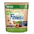 Fitness Nestle Fitness Breakfast Cereal Granola Clusters With Quinoa Almonds & Chocolate 450g
