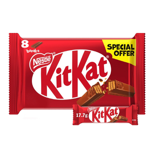 KitKat Nestle 2 Finger Chocolate Value Pack, 17.7g Pack of 8