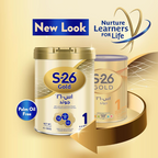 Nestle S26 GOLD Stage 1, 0-6 Months Starter Infant Formula for Babies, Tin 800g