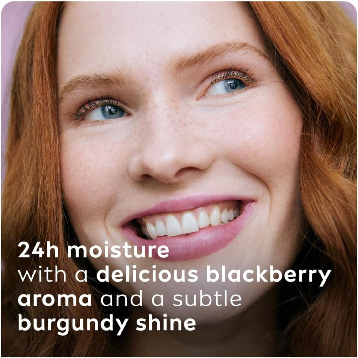 Labello Blackberry Shine Lip Balm, 24H Melt-In Moisture, with Shea Butter and Natural Oils Enriched with Vitamins, with Natural Ingredients, Mineral Oil Free, Vegan, 4.8g