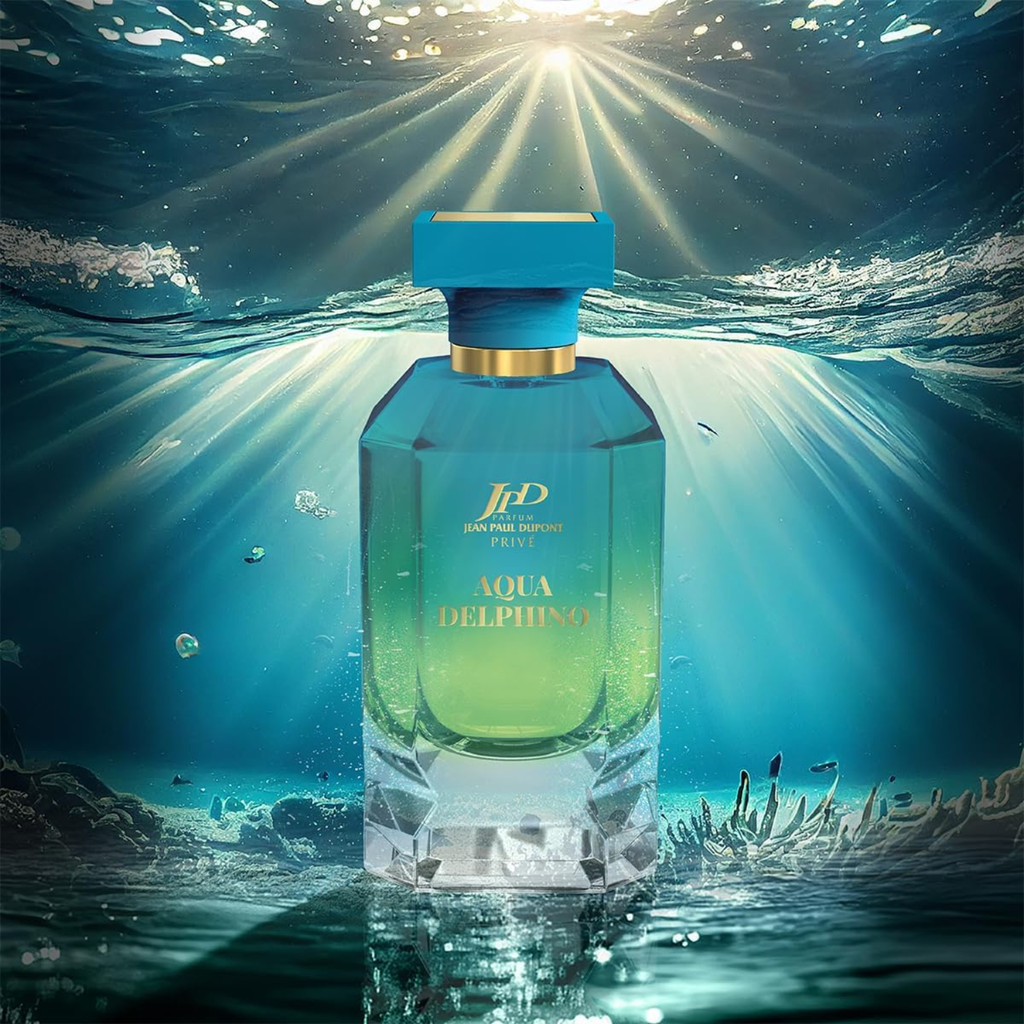Jean Paul Dupont (JPD) Privé Aqua Delphino - Luxury Perfume for Men and Women - with Citrus, Spicy and Woody notes - Eau de Parfum Unisex 100ml