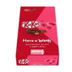 KitKat Nestle 2 Finger Raspberry Chocolate Wafer 19.5g, Pack of 18